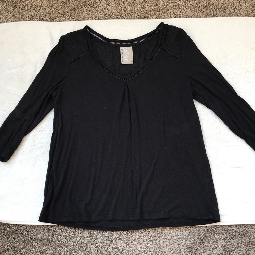 Anthropologie Dolan Left Coast Maisy Tee, black - Picture 5 of 13
